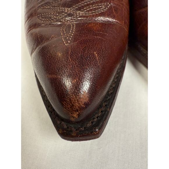 Thieves Market J Chisholm Women Western Boot Brown Leather Drover Series Size 8M - Picture 11 of 15